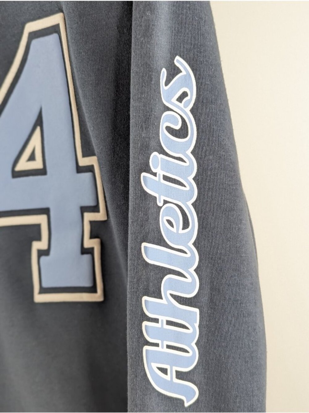 Sugarkiss LA Athletics 94 Womens Medium Hoodie Blue Oversized Long Sweatshirt - Picture 5 of 9